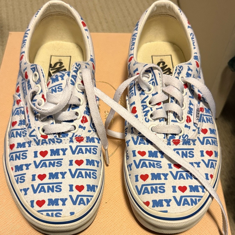 Vans Era "I Heart My Vans" unisex women’s size 8.5